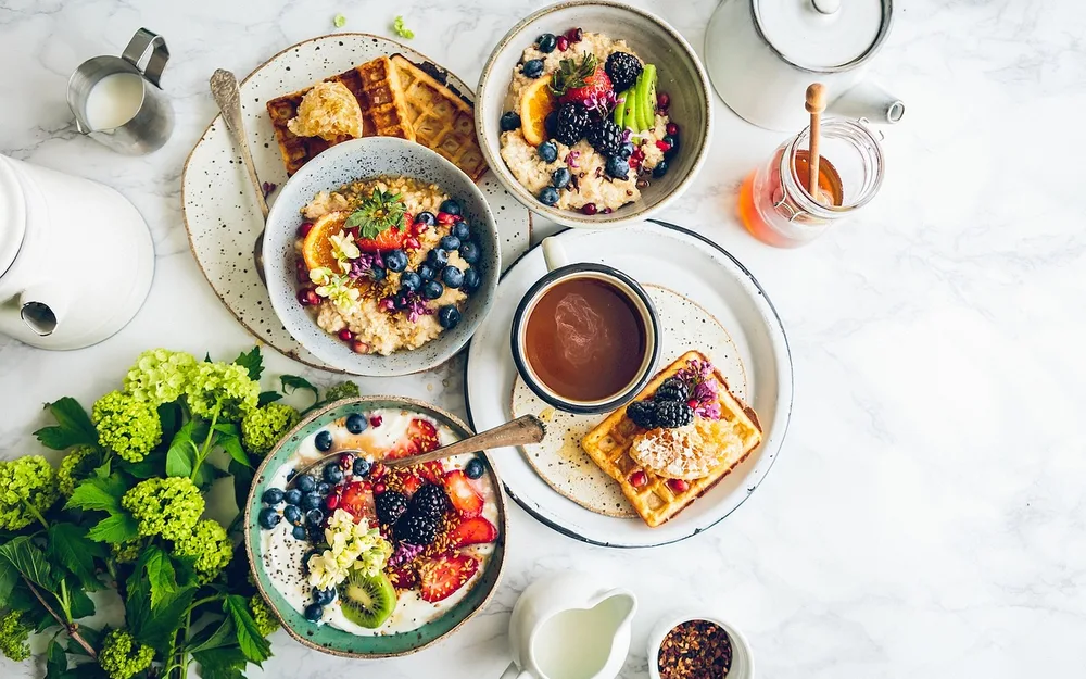 The weekend breakfast table